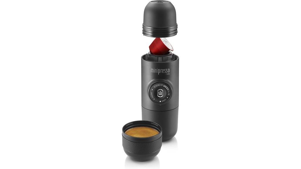 portable espresso machine device