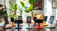 portable phone stands for videoconferencing
