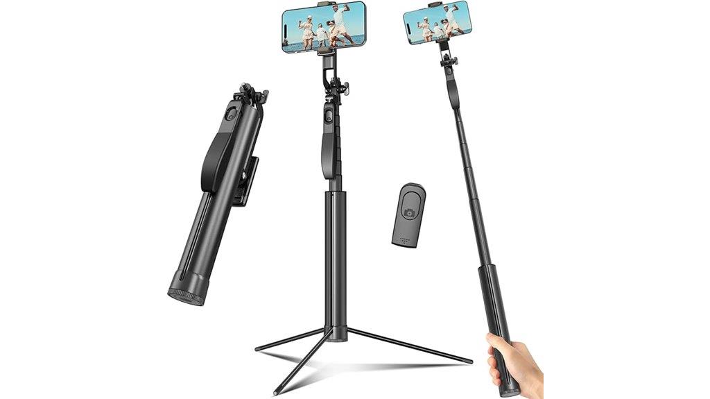 portable tripod with remote