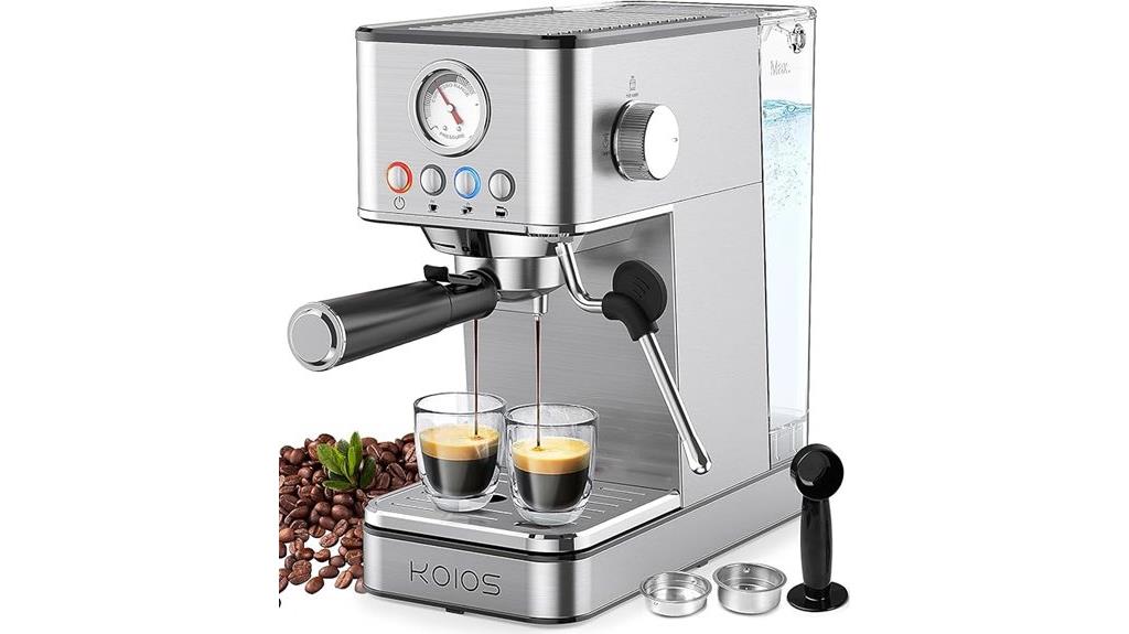 powerful upgraded espresso machine