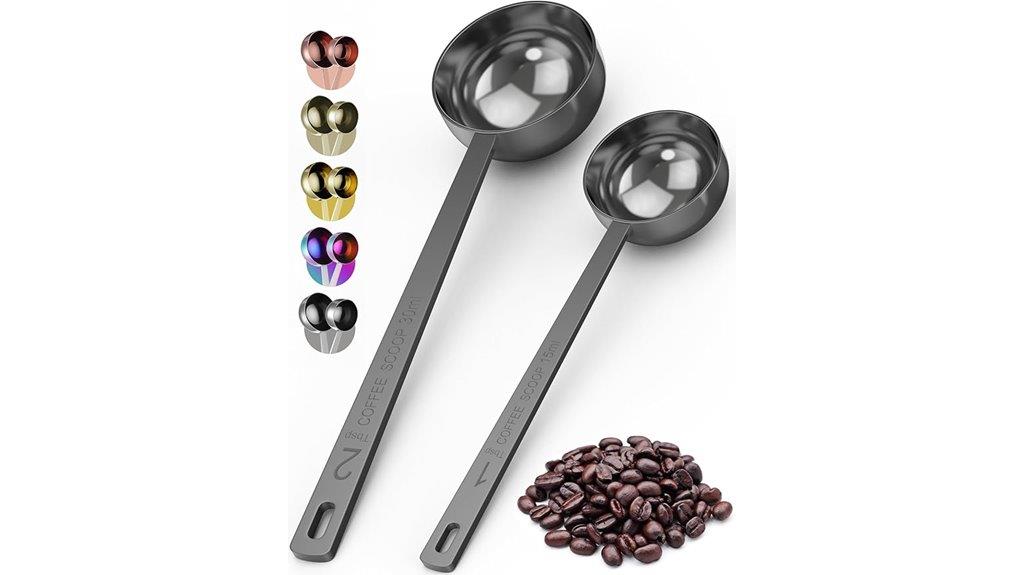 premium coffee scoop set