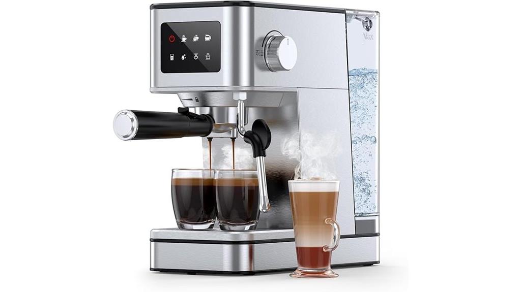 professional espresso machine features