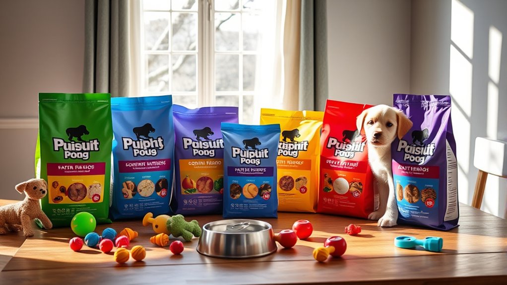 puppy food selection factors
