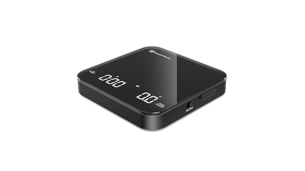 rechargeable coffee scale timer
