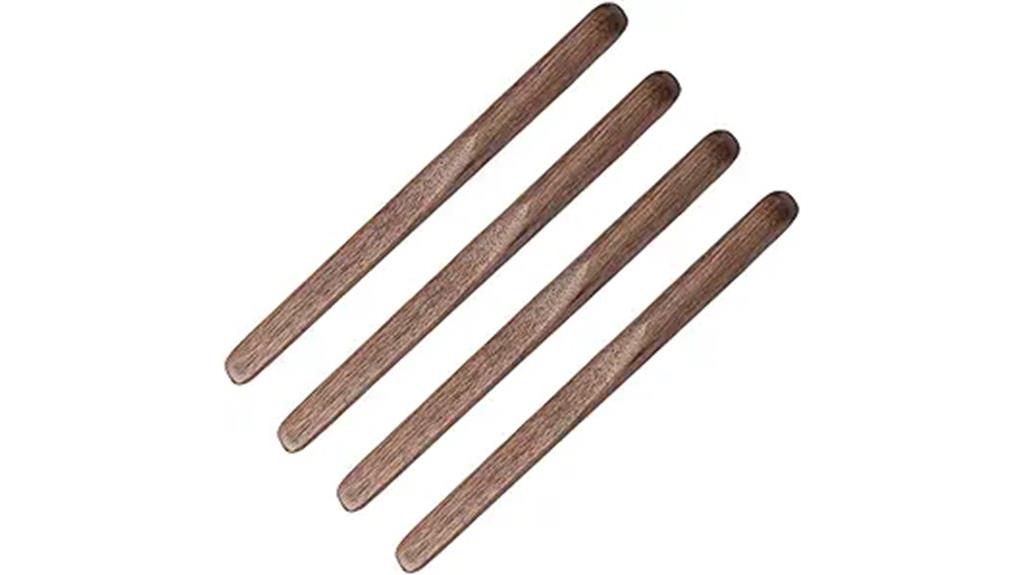 reusable black walnut stirrers