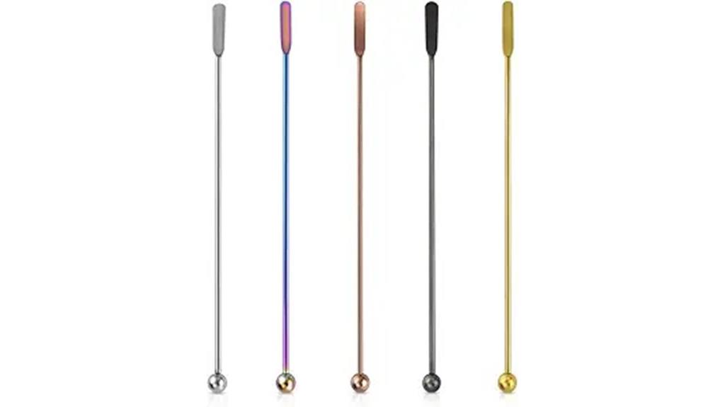 reusable stainless steel stirrer