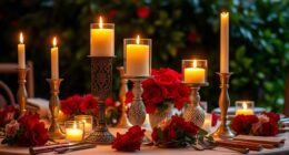 romantic candle holders collection