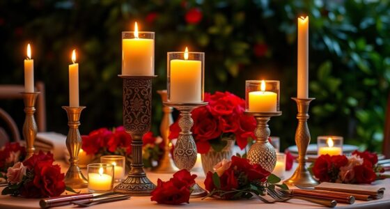 romantic candle holders collection