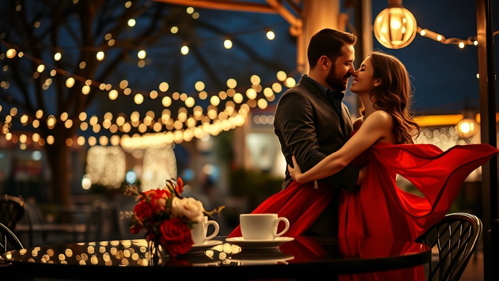romantic evening deep connection