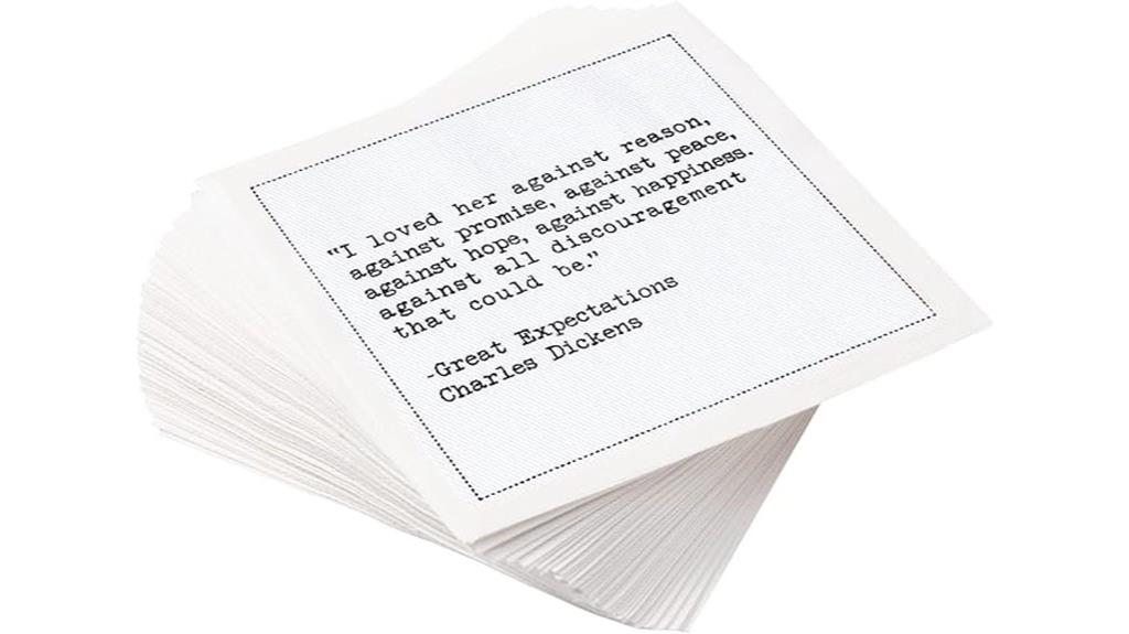 romantic napkins for events