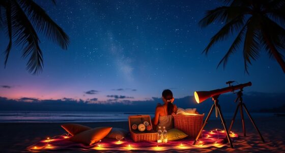 romantic night under stars