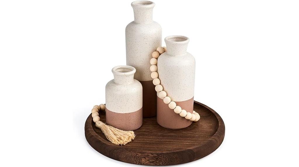 rustic wooden serving tray