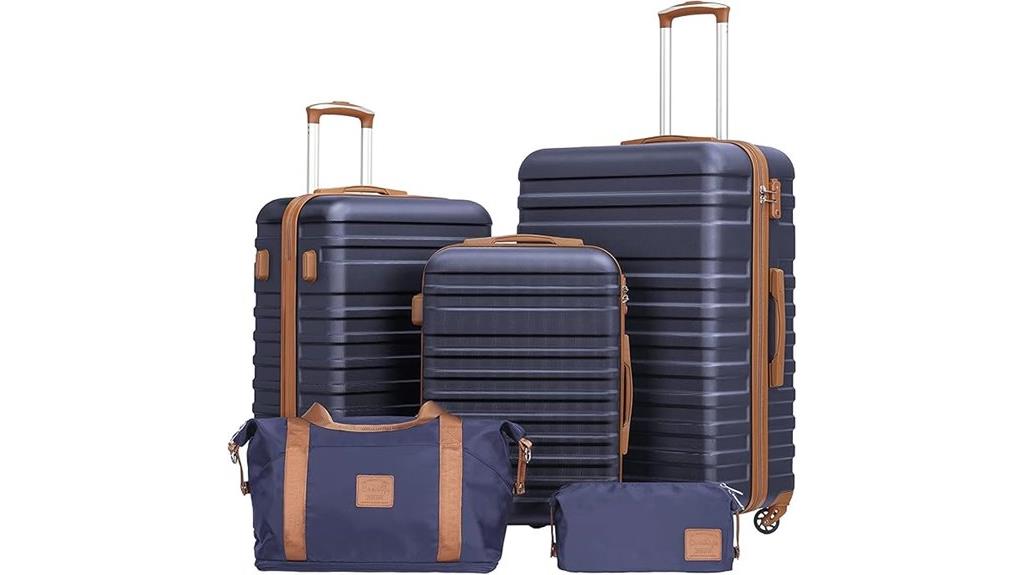 secure travel luggage set