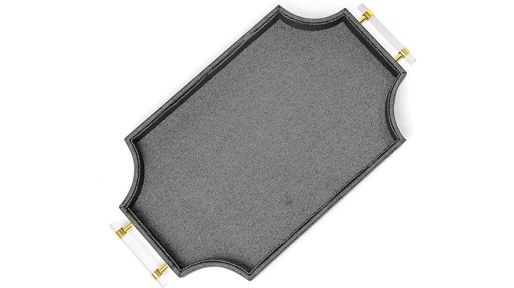 shagreen large serving platter