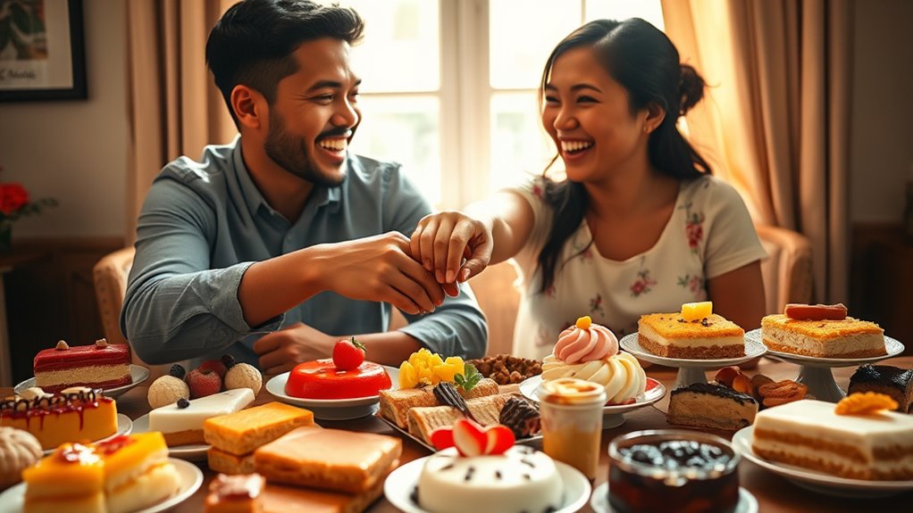 shared desserts strengthen bonds