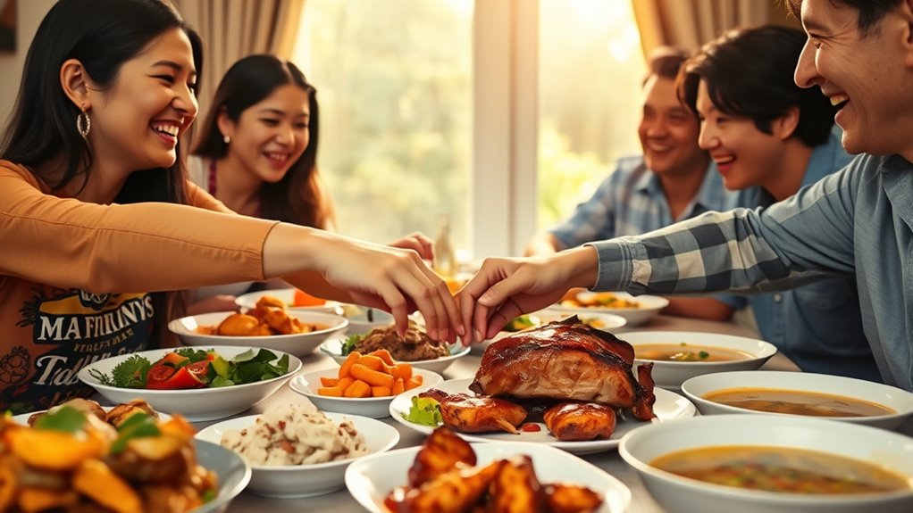 shared meals strengthen bonds
