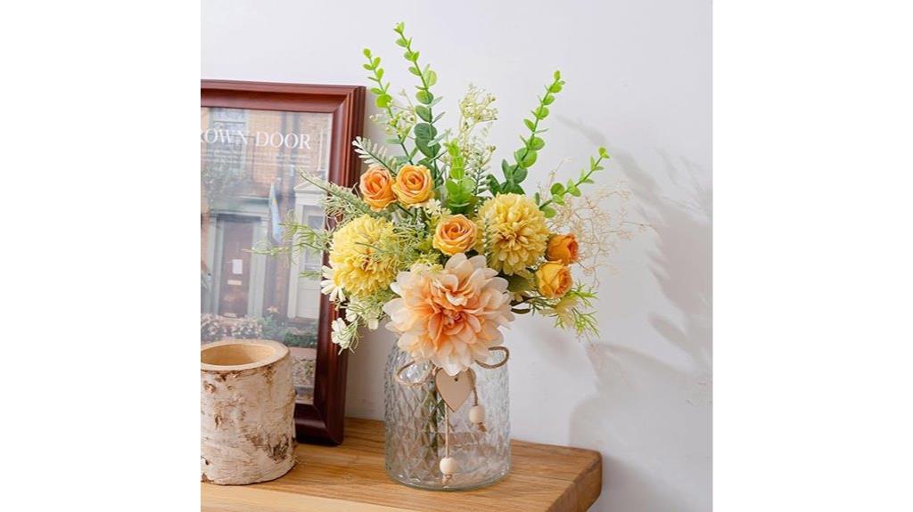 silk dandelion home decor