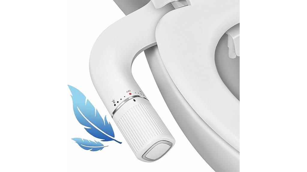 slim toilet bidet attachment