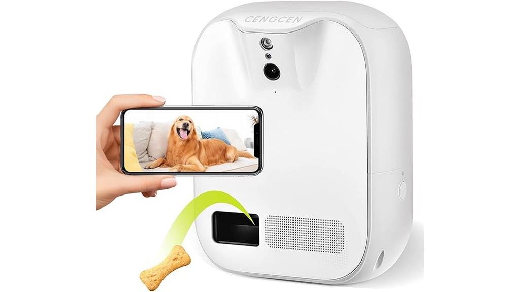 smart pet camera dispenser