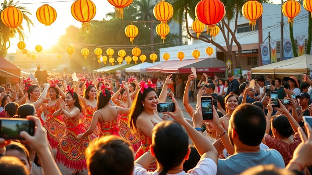 social media enhances festivals