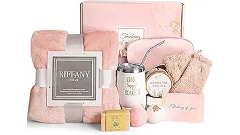 spa themed birthday gift basket