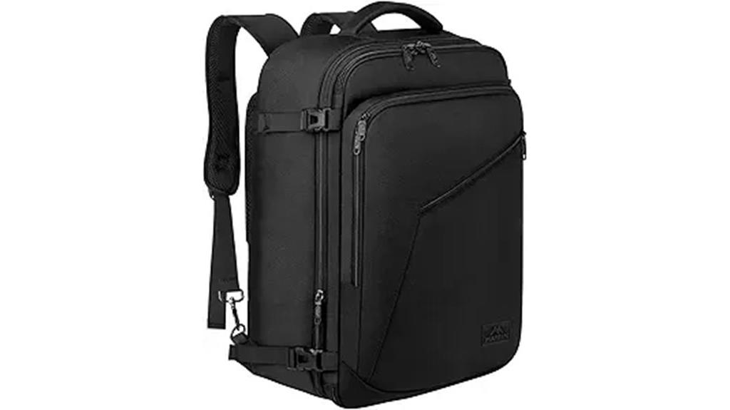 spacious travel backpack design