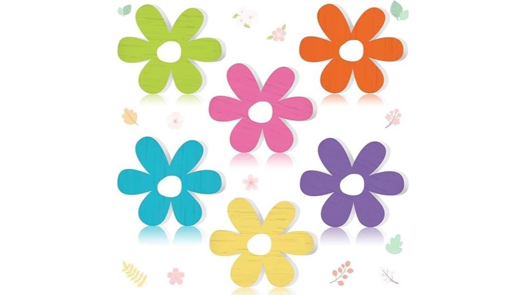 spring themed table decorations set