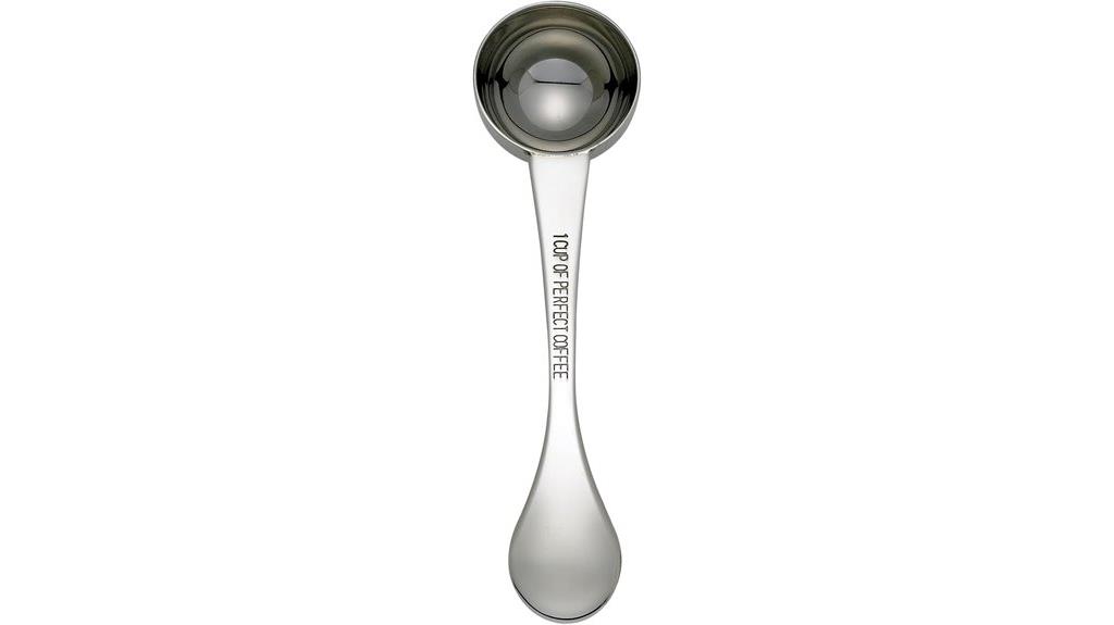 stainless steel coffee scoop