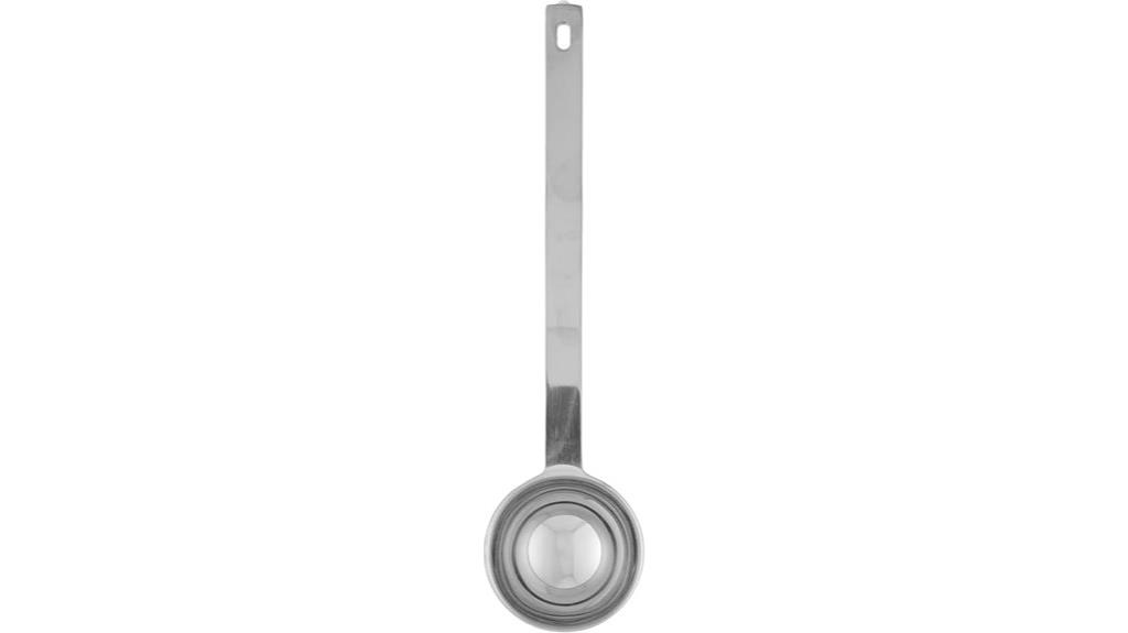 stainless steel coffee scoop