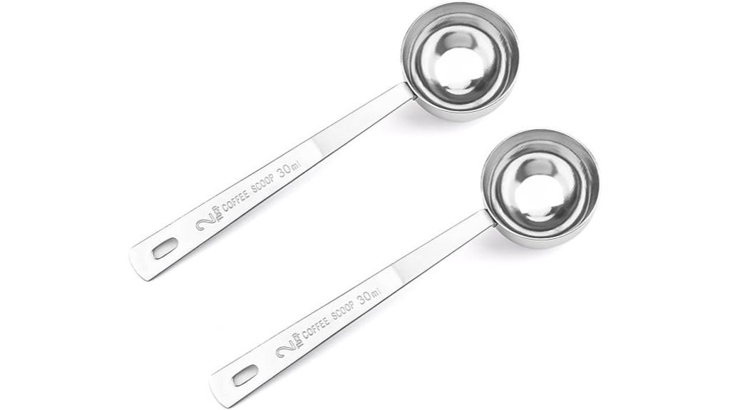 stainless steel measuring spoons