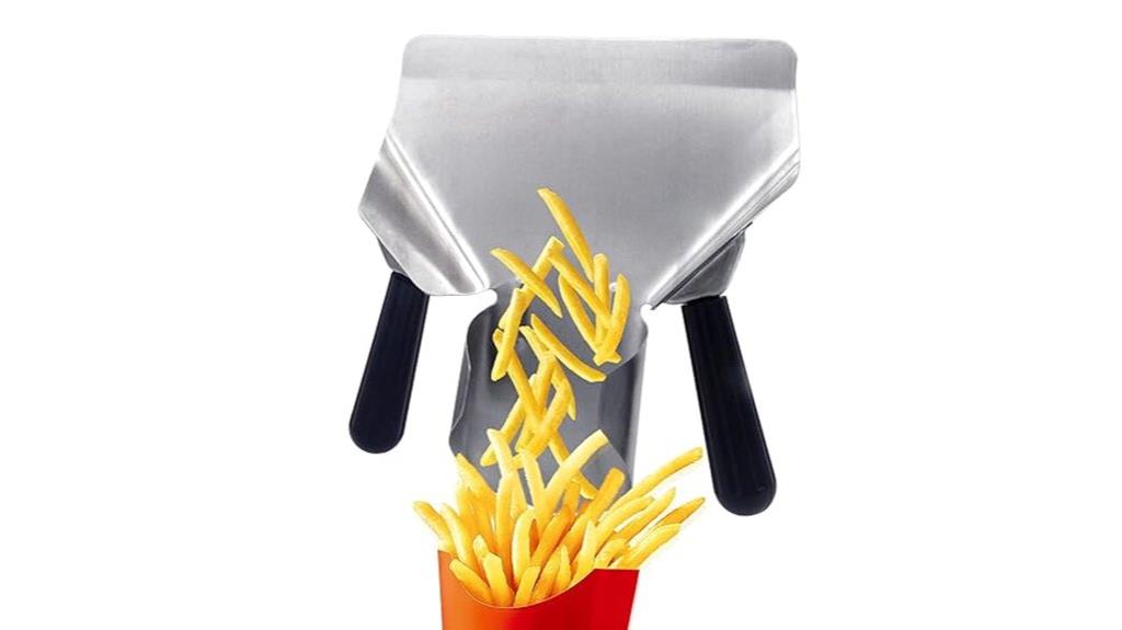 stainless steel popcorn scoop