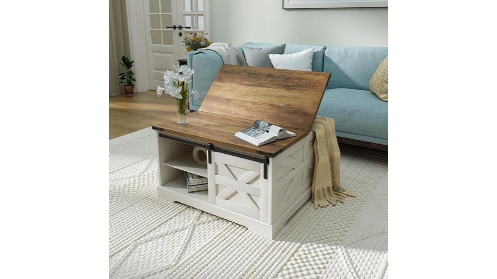 storage coffee table design