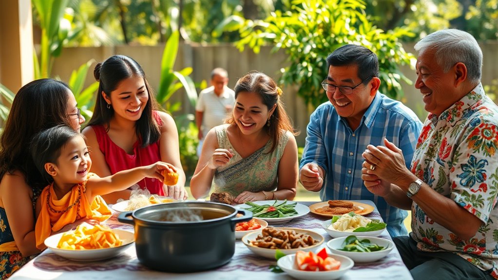 strong intergenerational family connections