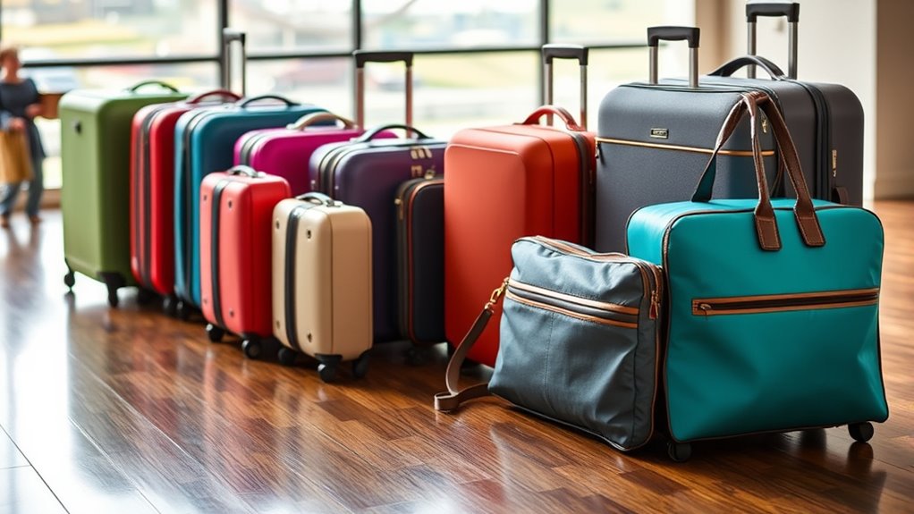 stylish and durable luggage sets