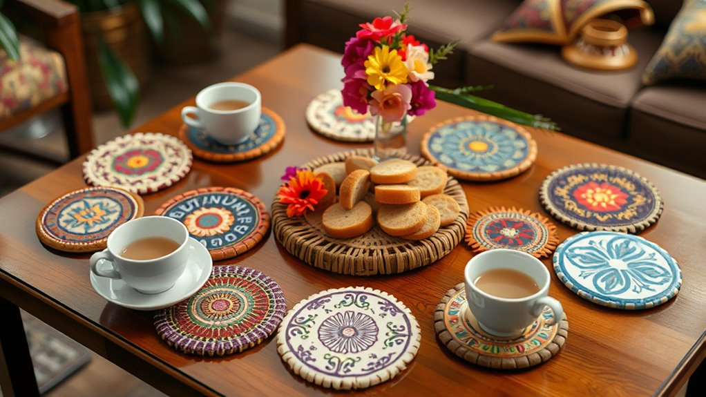 stylish coasters for gatherings