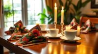 stylish coffee napkins selection