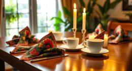 stylish coffee napkins selection