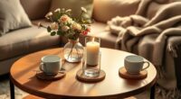 stylish coffee table coasters