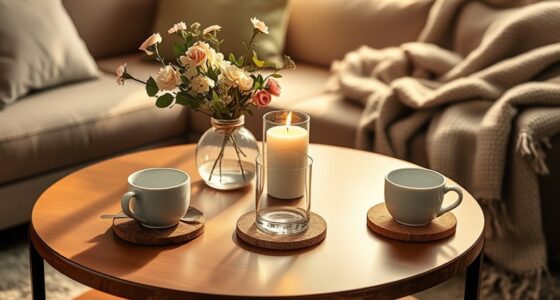 stylish coffee table coasters