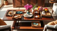 stylish coffee table displays