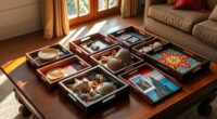 stylish coffee table trays