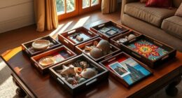 stylish coffee table trays