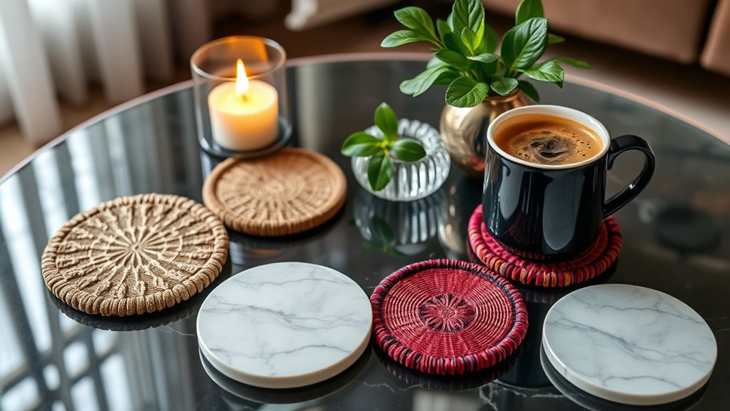 stylish durable versatile coasters