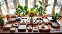 stylish functional coffee table trays