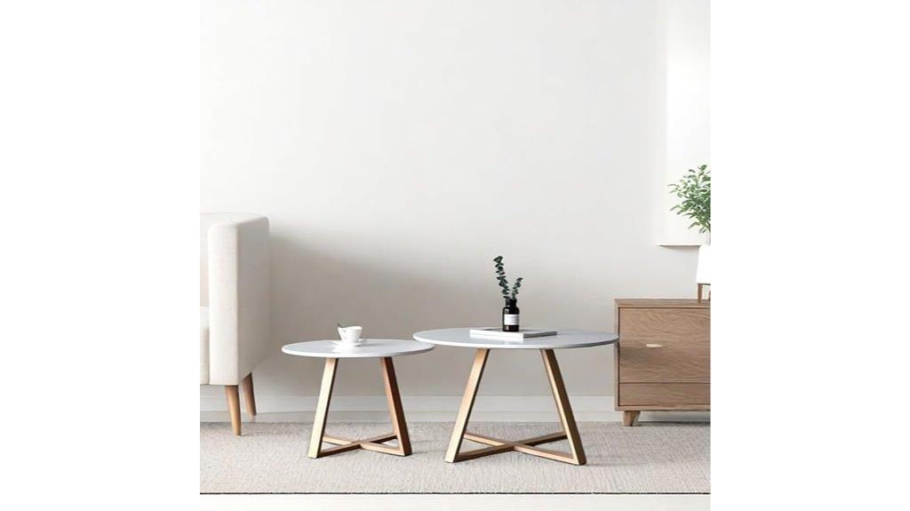 stylish round coffee tables