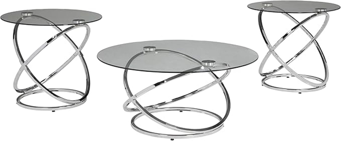 stylish three piece table set