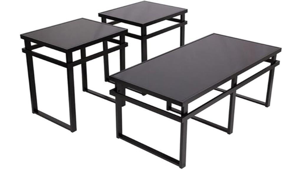stylish three piece table set