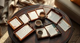 stylish trays for love notes