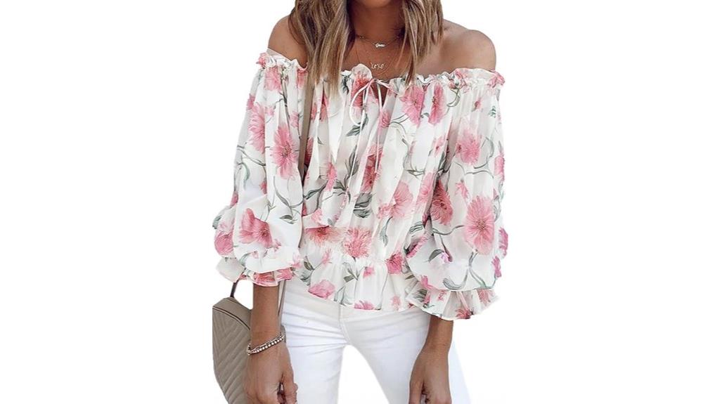 summer off shoulder tops