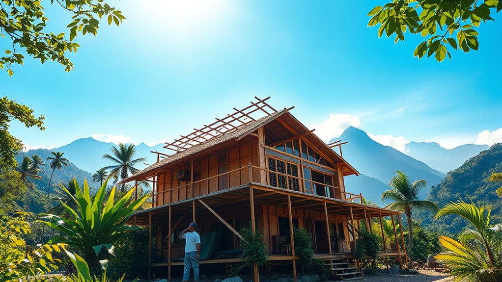 sustainable mountain home construction